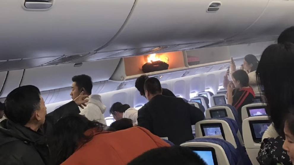 Power Bank загорелся на борту рейса China Southern CZ3539 в Шанхай