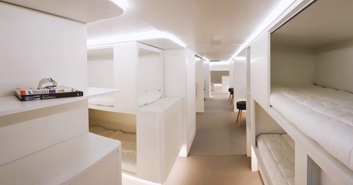 Crystal Cabin 2019: спальни в грузовом отсеке Airbus (ВИДЕО)