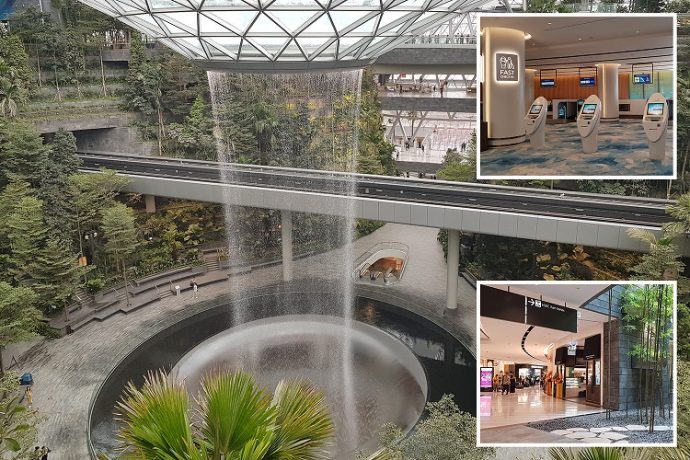 Сингапурский аэропорт: миллиард на новый комплекс с водопадом (ФОТО)