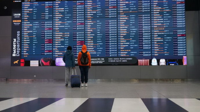 Московские аэропорты простаивают