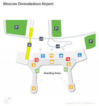 Схема терминалов аэропорта Домодедово