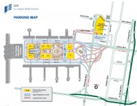 Схема парковок аэропорта Los Angeles International Airport