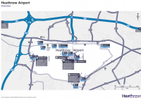 Карта парковок аэропорта Хитроу аэропорта Лондонский аэропорт Хитроу