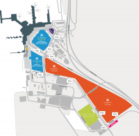 Карта парковок аэропорта aeroporto Aeroporto Internacional de Melbourne