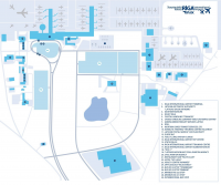 Схема территории аэропорта. аэропорта Международный аэропорт Рига