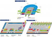 Схема терминала аэропорта Antalya International Airport